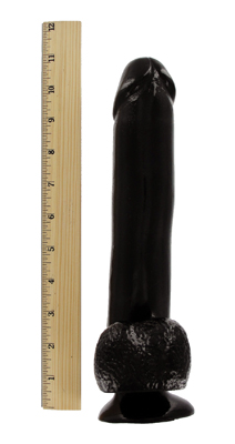 Mighty Midnight 10 Inch Dildo with Suction Cup
